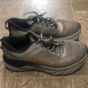 Hoka 7.5 Gray Shoes